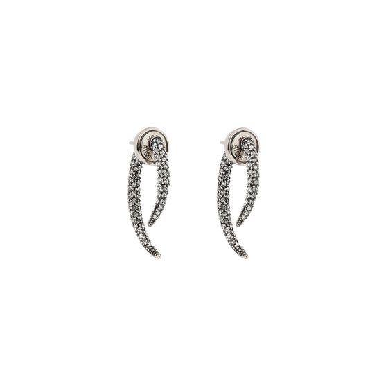 Brinco Safari Strass Slim Classics Prata Boho